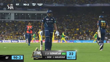M01: GT vs CSK  – Sai Sudharsan Wicket