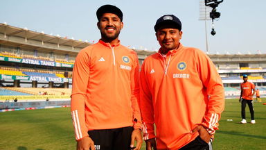 From the Huddle: Dhruv Jurel & Sarfaraz Khan receive Test Caps