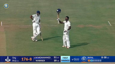 Ranji Trophy 2023/24, Gujarat vs Tamil Nadu: M Mohammed leads Tamil Nadu's fightback with attacking 85(99)