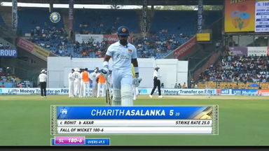 IND vs SL 2022, 2nd Test, Day 3: Charith Asalanka Wicket
