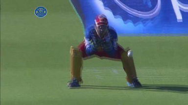 M14: RR vs RCB –  Ajinkya Rahane Wicket
