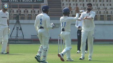 Ranji Trophy 2025-26, Saurashtra vs Madhya Pradesh: Kumar Kartikeya's 4/84 keeps Saurashtra innings in check