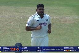 IND A vs AUS A 2026, 1st Multi Day: Tushar Deshpande's incisive spell of 3/14