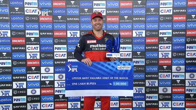 M22: DC vs RCB  – Upstox most valuable Asset of the match –  AB de Villiers