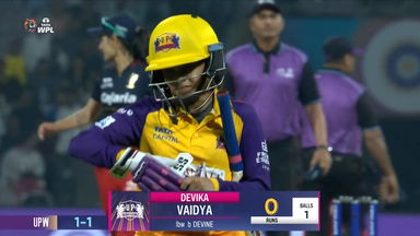M13- UPW vs RCB: Devika Vaidya Wicket