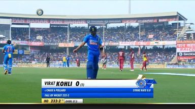 IND vs WI 2019, 2nd ODI: Virat Kohli Wicket