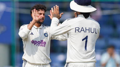Rampant Kuldeep sparkles again with 3/104