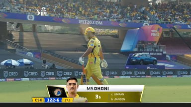 M17: CSK vs SRH – MS Dhoni Wicket
