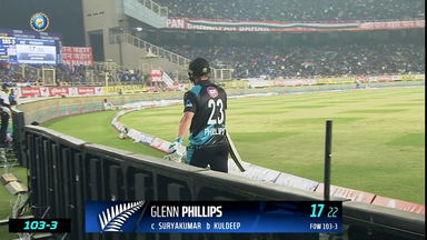 IND vs NZ 2023, 1ST T20I: Glenn Phillips  Wicket
