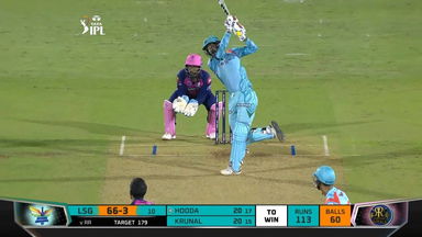 M63: LSG vs RR – Deepak Hooda Six