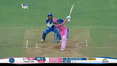 M27: MI vs RR – Jos Buttler Six