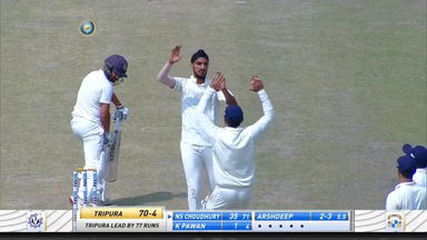 Arshdeep Singh's brilliant 5/33 against Tripura