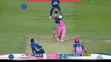 M45: RR vs MI – Sanju Samson Six