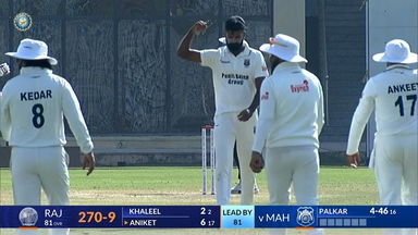 Ranji Trophy 2023/24, Rajasthan vs Maharashtra: Ashay Palkar leads Maharashtra's fightback with 5/46 against Rajasthan