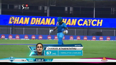 M03: Trailblazers vs Supernovas – Chamari Athapaththu Wicket