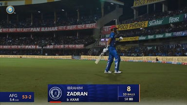 IND vs AFG 2024, 2ND T20I: Ibrahim Zadran Wicket