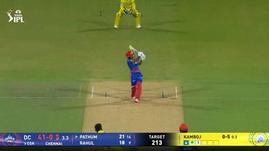 IPL 2026 M18: CSK vs DC - Pathum Nissanka Six