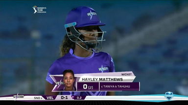 Final: Supernovas vs Velocity – Hayley Matthews Wicket