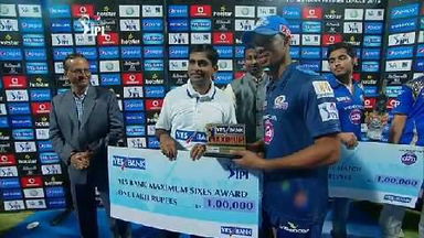 M23: MI vs SRH – Yes Bank Maximum Sixes