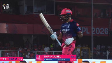 IPL 2026 M36: RR vs SRH - Dhruv Jurel Wicket