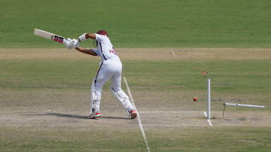 All bowled dismissals by Team India from IND v WI Test Series 2025