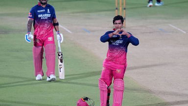 Vaibhav Sooryavanshi stuns SRH with 103 (37)