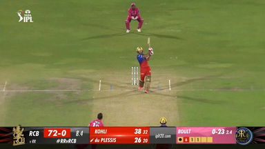 M19: RR vs RCB – Faf Du Plessis Six