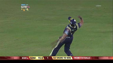 CLT20 2011 Match 05 – kkr vs SOM: Highlights