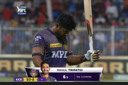Eliminator: RCB vs KKR – Rahul Tripathi Wicket