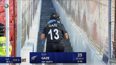 IND-W vs NZ-W 2024, 3rd ODI: Isabella Gaze Wicket