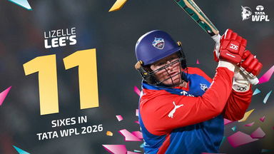 All 11 sixes by Lizelle Lee in TATA WPL 2026