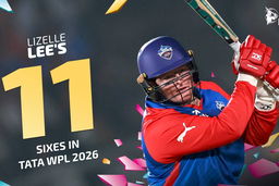 All 11 sixes by Lizelle Lee in TATA WPL 2026