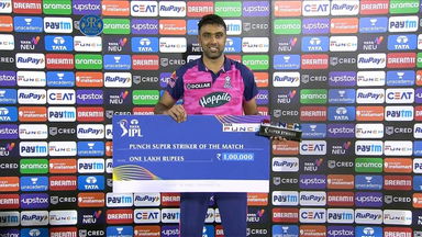 M68: RR vs CSK – Punch Super Striker Of The Match – Ravichandran Ashwin