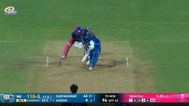 IPL 2026 M69: MI vs RR - Hardik Pandya Six