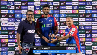 M13: DC vs CSK – Player of the Match – Khaleel Ahmed