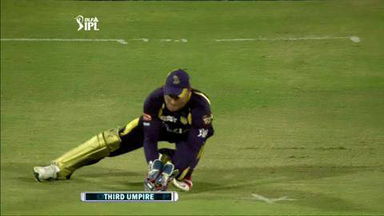 Match 41 CSK vs KKR – du Plessis' Wicket