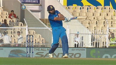 IND vs WI 2018, 4th ODI: Rohit Sharma Six