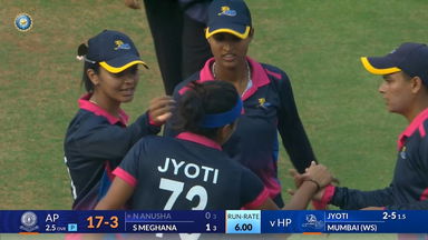 Senior Women's T20 Trophy 2024 QF2: Andhra vs Himachal Pradesh: Fall of Wickets