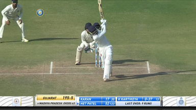Ranji Trophy 2021-22, Gujarat v Madhya Pradesh: Gujarat,  1st Innings Super sixes