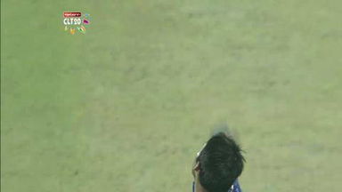 M22: MI vs T&T –  Denesh Ramdin b Mitchell Johnson