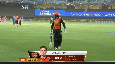M40: SRH vs RR – Jason Roy Wicket