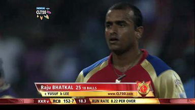 CLT20 2011 Match 10 – KKR vs RCB: Highlights