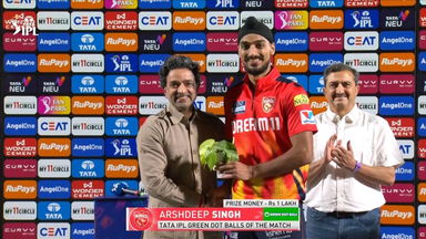 IPL 2025 M54: PBKS vs LSG - TATA IPL Green Dot Balls of the Match - Arshdeep Singh