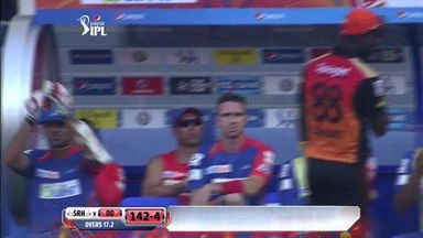 M12: SRH vs DD –  Manoj Tiwary Six