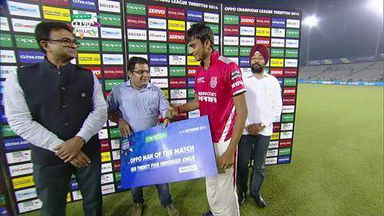 CLT20 2014 M17: KXIP vs COB –   Man Of The Match – Akshar Patel