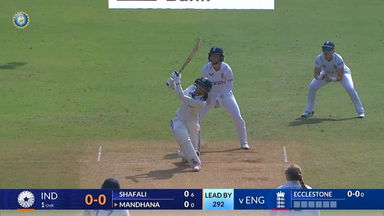 IND-W vs ENG-W 2023, 1st Test: Smriti Mandhana Six