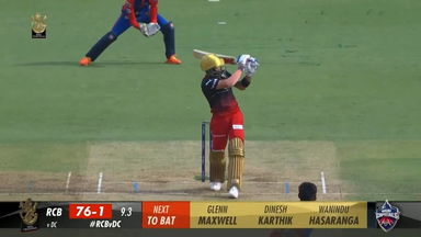 M20: RCB vs DC –  Virat Kohli  Six