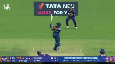 IPL 2025 M19: KKR vs LSG - Nicholas Pooran Six