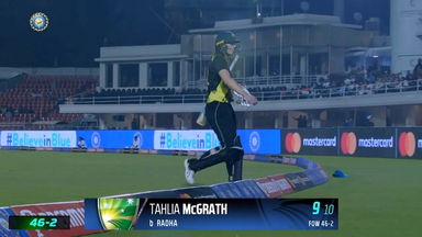 IND-W vs AUS-W 2022, 4TH T20I: Tahlia McGrath Wicket
