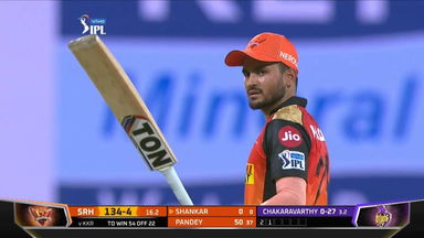 Manish Pandey's gritty 61*(44)